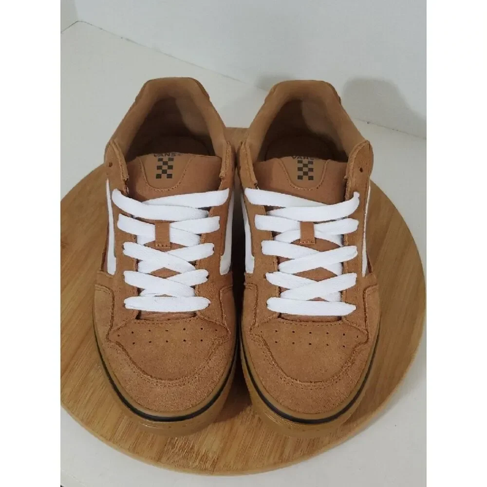 Vans Caldron Men's Suede Casual Sneakers Chipmunk Brown Size 11 NIB